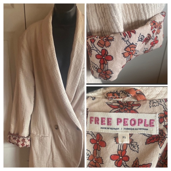 Free People Boyfriend Blazer - Picture 1 of 7